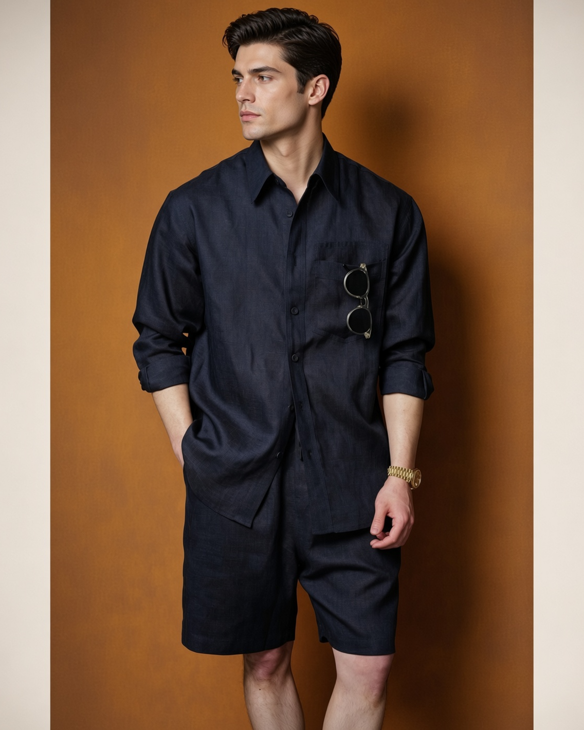 Refined Linen Two Piece Set