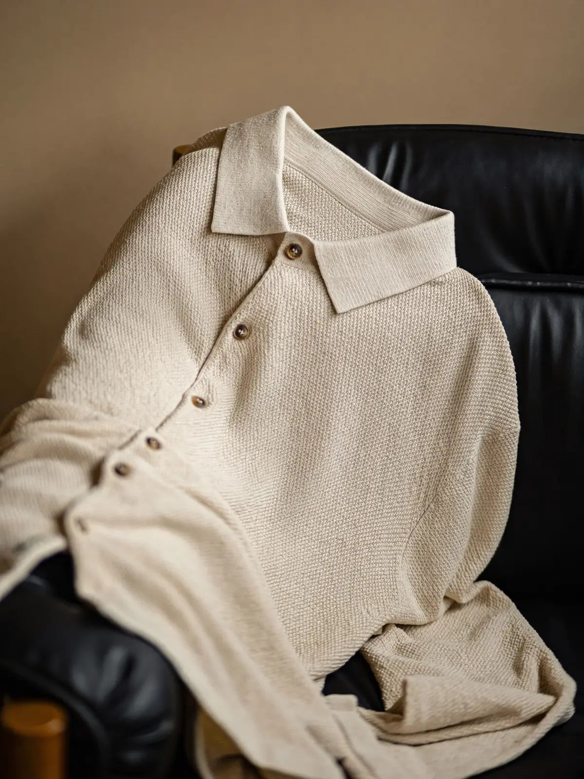 Signature Linen-Knit Shirt